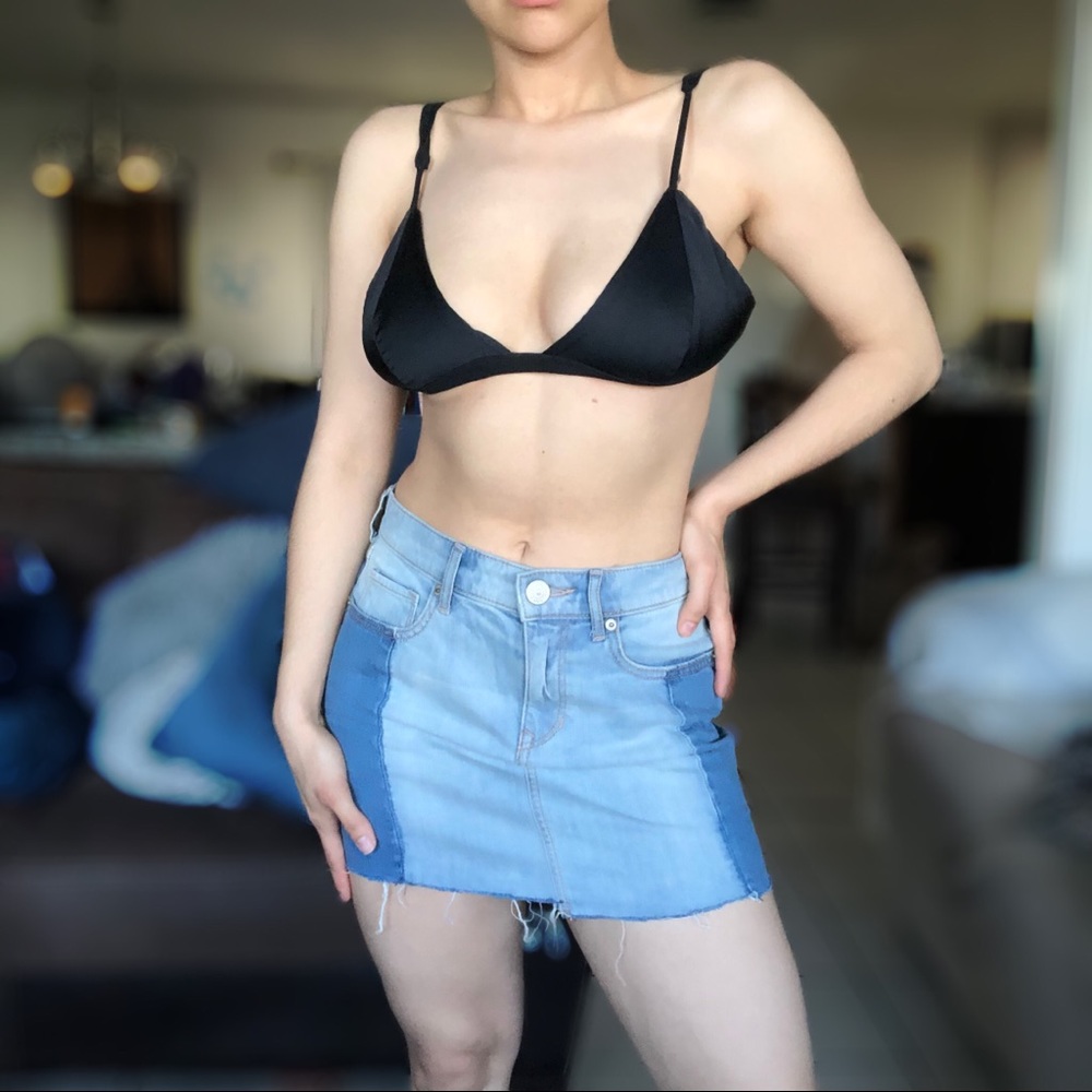 Express Jean mini skirt